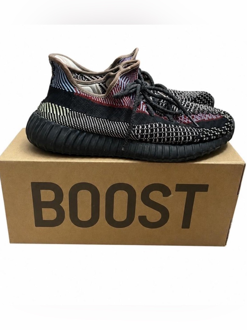 Adidas Yeezy Boost 350 V2 Yecheil Non Reflective Primeknit Multicolor Shoes